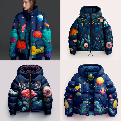 Conceptual 3D Rendered Apparel Design