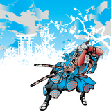 Knocked Out Samurai Graphic