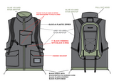 Back Pack with Packable Down Vest