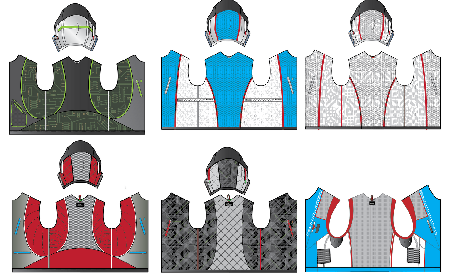 Technical Outerwear Detail Options