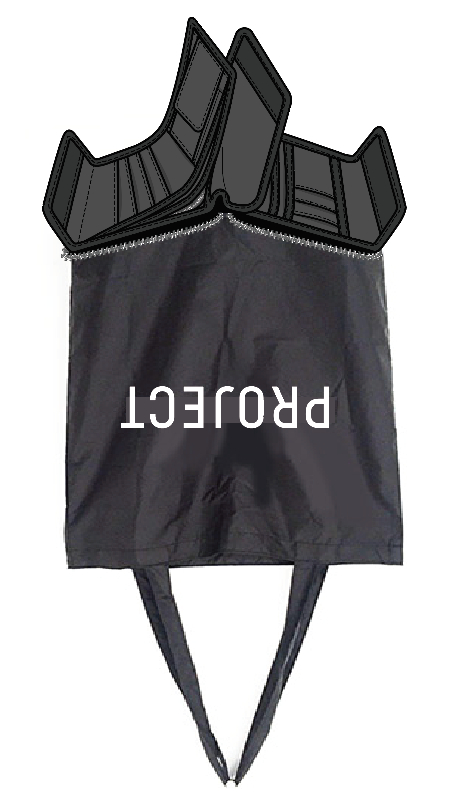 Wallet with Stow Away Shopping BAG
