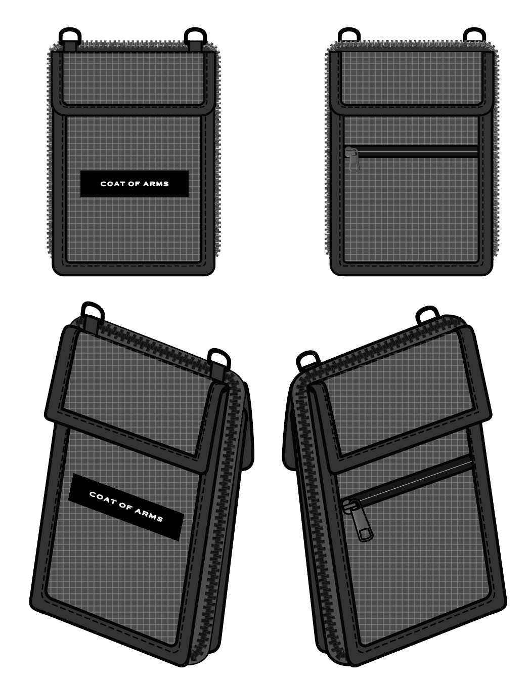 Wallet with Stow Away Shopping BAG