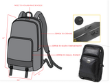 Expandable Roll Top Back Pack