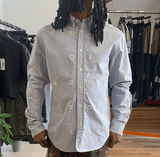 Allover Letters Applique Oxford Shirt