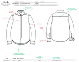 Allover Letters Applique Oxford Shirt