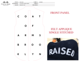 Allover Letters Applique Oxford Shirt