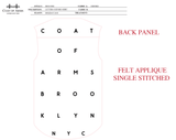 Allover Letters Applique Oxford Shirt