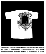 Inverted Screen Printed T-shirt