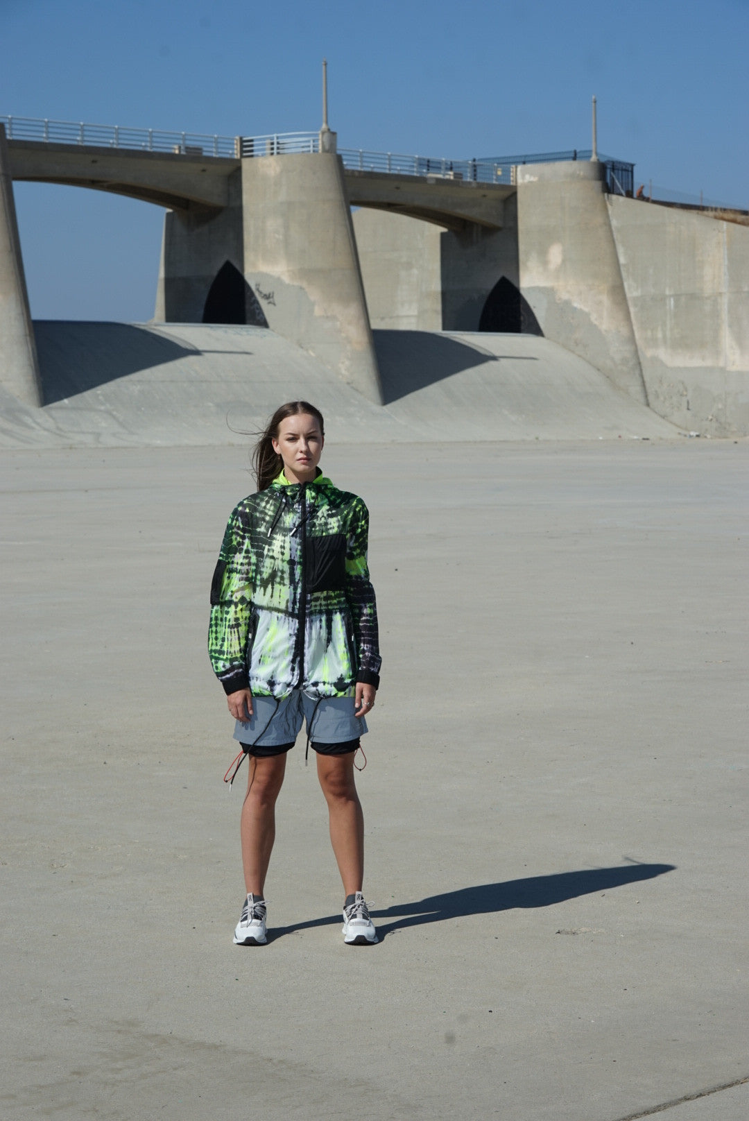 Tie Dyed Transparent Spring WindBreaker