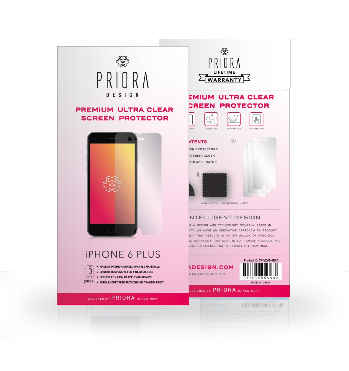 Iphone accessories Packaging and web design