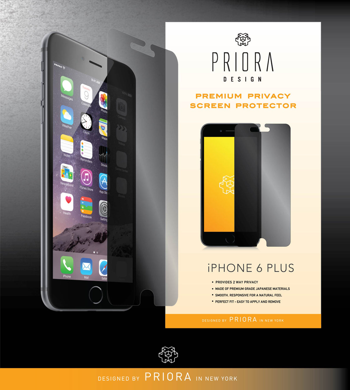 Iphone accessories Packaging and web design
