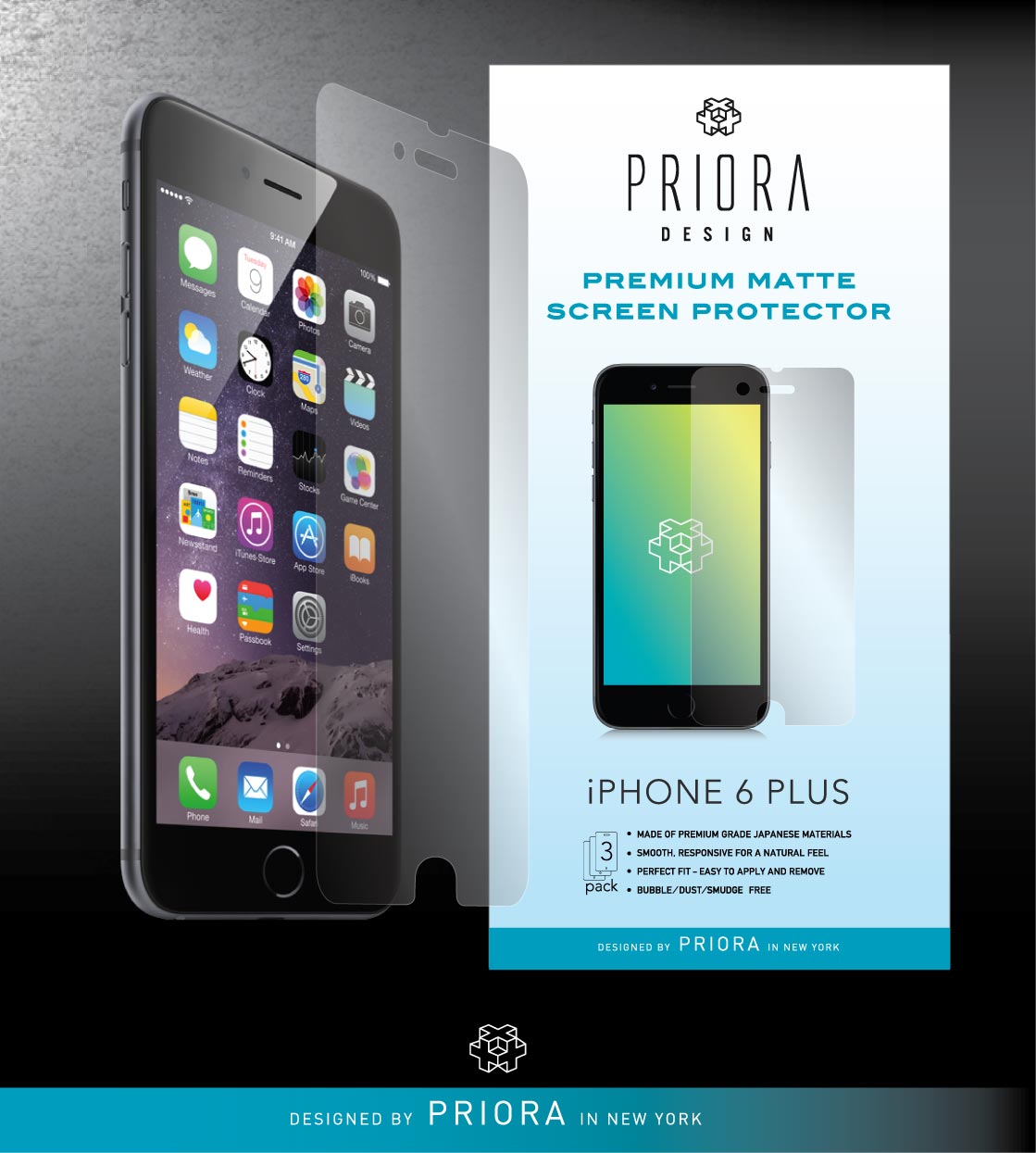 Iphone accessories Packaging and web design