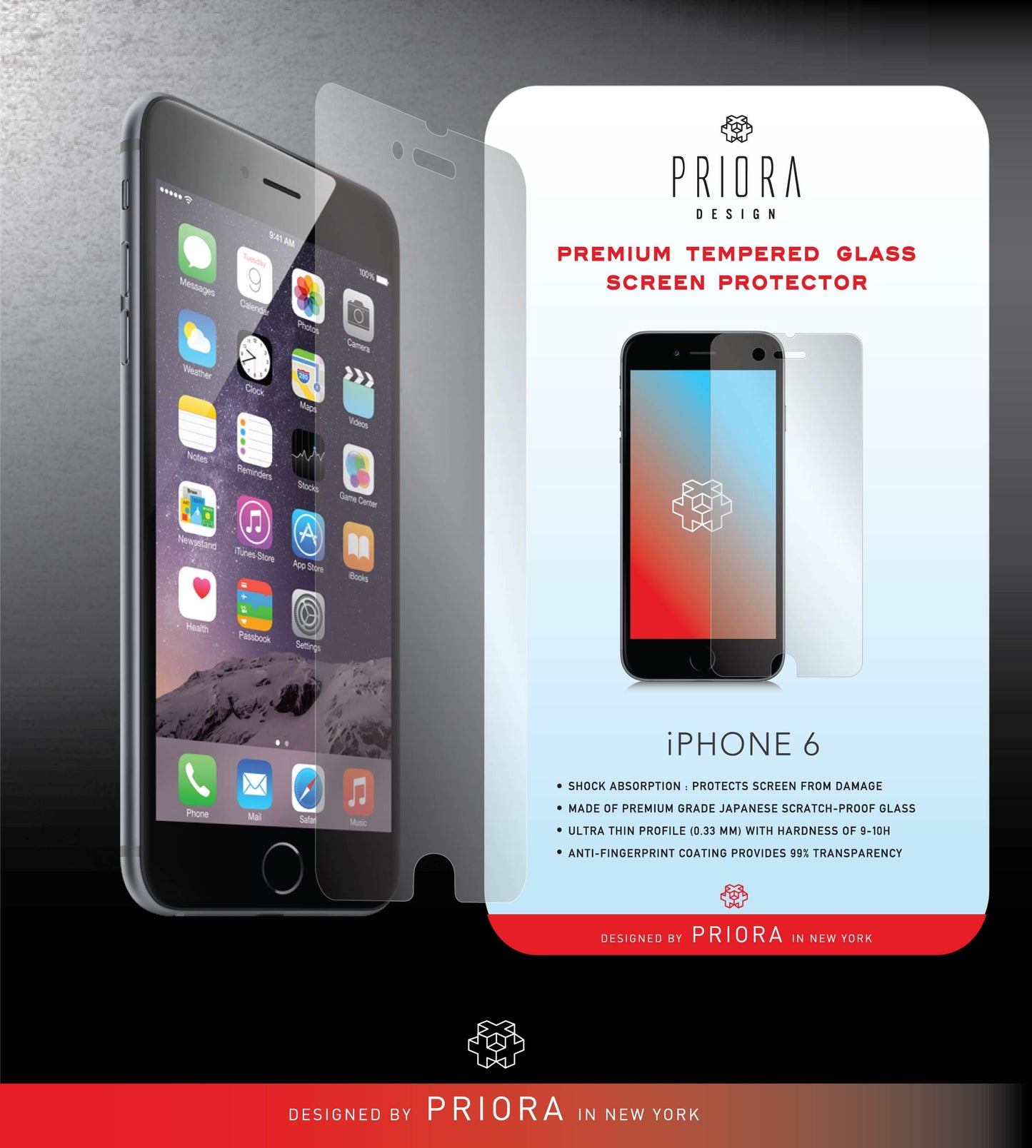Iphone accessories Packaging and web design