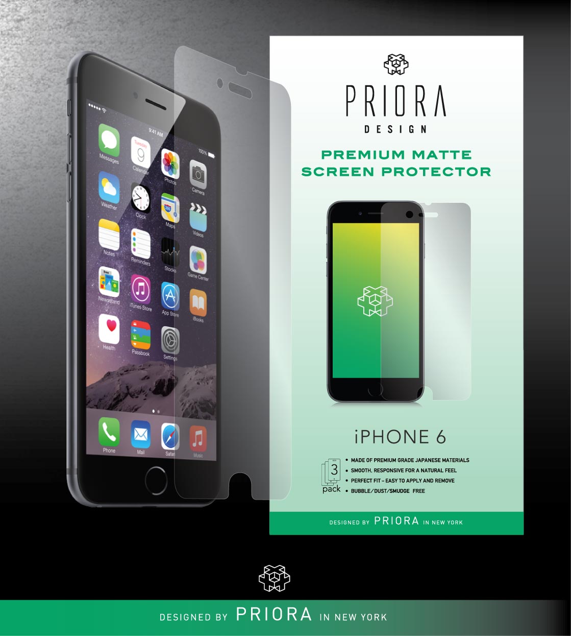 Iphone accessories Packaging and web design