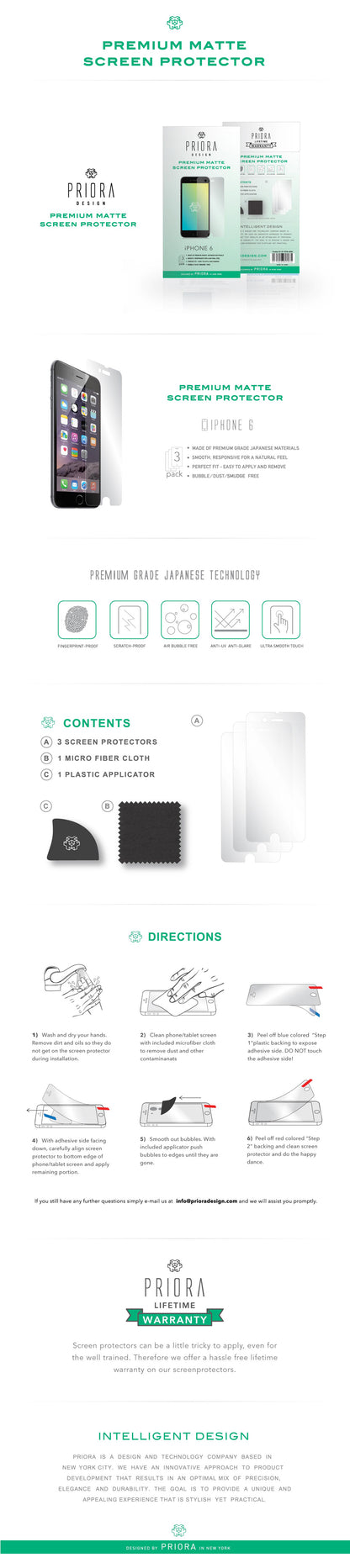 Iphone accessories Packaging and web design
