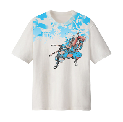 Knocked Out Samurai Graphic